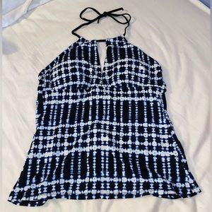 Apt. 9 Blue Halter Tankini